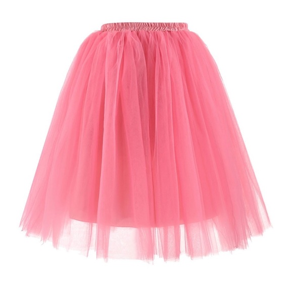 Dresses & Skirts - New without tags Unbranded Ladies Pink Knee Length Multi-Layer Tutu Size Medium